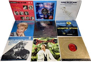 Vintage Vinyl Records - Eddy Duchin,  Duke Ellington, Doris Day, Glen Miller, Song Hits, And More