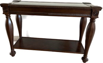 Classic Rectangular Wooden Sofa Or Console Table - 50Lx20Wx34H