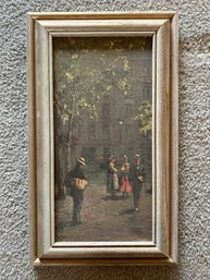 Framed Mid Turn Of The Century Strollers- 9x2x15