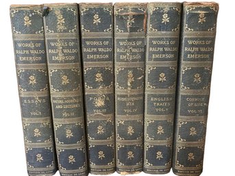 Collection Of Works Of Ralph Waldo Emerson (Vol 1-6) From The Nottingham Society Press