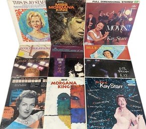 Collection Of 12 Vinyl Records Includes, Morgana King