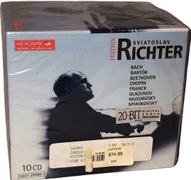 Richter 10 CD Box Set- Bach, Beethoven, Chopin, Schubert, Chopin Richter And Many More