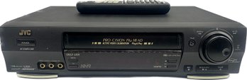 JVC Pro-Cision Plug And Play VCR And JVC Multi-brand Remote Control