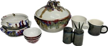 Mikasa Mug, Matching Serving Bowl And Bowls, Salt And Pepper Shakers, And More Decorative Tableware