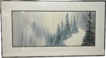 Framed Print Signed By Bill Alexander 35x19.5