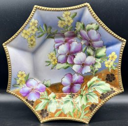 Hand-painted Nippon Porcelain Dish