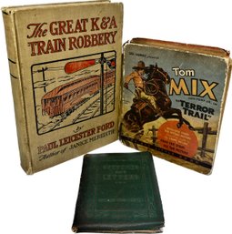 Vintage Books - Speeches And Letter George Washington, Great K & A Train Robbery,Terror Trail