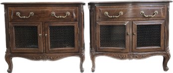 Set Of Henredon Four Centuries Nightstand Tables- 28x18x25