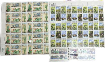 Save Grassland/wetland Habitats 18 Cent Stamps, Olympic 1980 15 Cent Stamps, Cactus 20 Cent Stamps