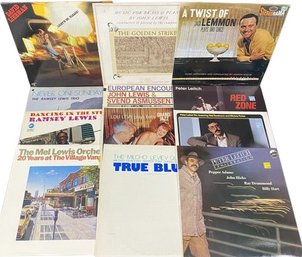 Collection Of 12 Vinyl Records  Includes, John Lewis, Ramsey Lewis, Peter Leitch, And Many More