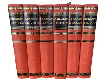 Vintage Abraham Lincoln, Sangamon Edition, Volumes 1-6 From Carol Sandburg. By Charles Scribners Sons 1941