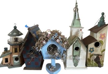 Collection Of Five Bird Houses