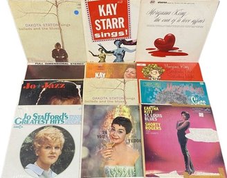 Collection Of 12 Vinyl Records