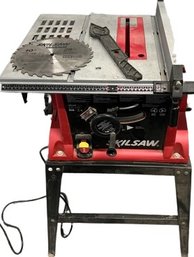 Skilsaw Table Saw With Guide & Detached Blade - Working, 28Lx26Wx35H