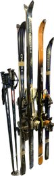 4 Pairs Skis, 2 Pairs Ski Poles