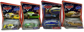 Collectible Disney Pixar Cars, Leak Less, Chick, All Of The Lightyear Blimp, Tex Dinoco - 4pcs, 20'