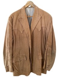 Mens Corduroy Blazer (Tan) By Pioneer Wear Albuquerque (Size 44)