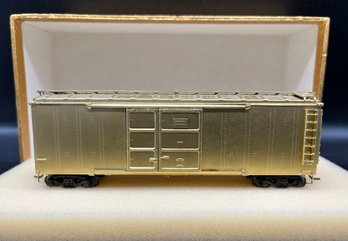 Oriental Limited 42 Automobile Box Car CNJ Steel, Door And A Half, Cat. No. 0387, Made In Korea By Sung Jin