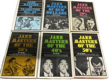 Jazz Masters Of The Century Book Collection 1920s-1970s Including Joe Goldberg, Martin Williams, Rex Stewart