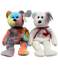 Beanie Babies PVC Pellets  Style- Peace And Valentino