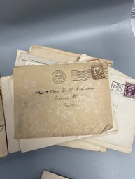 Collection Of Stamps & Letters From The 1930's