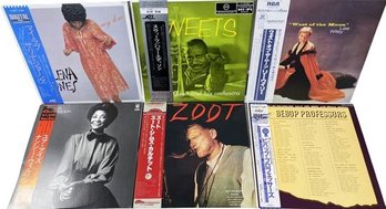 Japanese Pressed, Vinyl Records (6) Includes: Lee Wiley, Harry Edison, Zoot Sims And More!