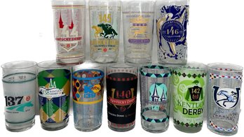 A Classic Drinking Glass Kentucky Derby, Churchill Downs 10 Pcs, 5'