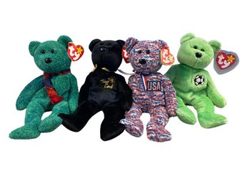 Beanie Babies PE Pellets Including The End Bear  USA Bear