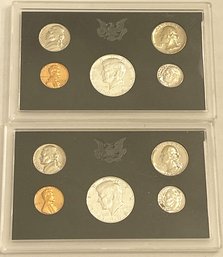 Two 1968 United States Proof Sets, 10pcs Coins