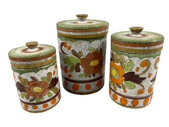 Floral Ingredient Jars From Italy - Largest 9x6x6