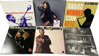 Vinyl Records (6) Includes Stan Getz, Dizzy Gillespie, Buffy, Wes Montgomery, Gerry Mulligan And Many More