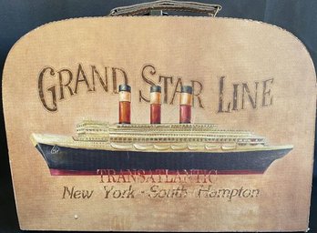 Home Decor - Luggage 'Grand Star Line'