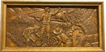 Framed Carving From Glenn H. Marvin And The Colorado Carvers Club (25.5x12.5')