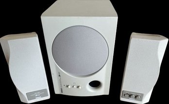 Yamaha Subwoofer And Monitor Speakers, Tested & Working