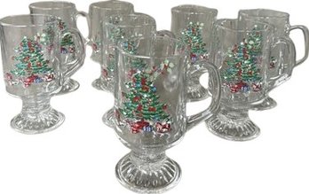 Luminarc Christmas Noel, Four Footed Mugs