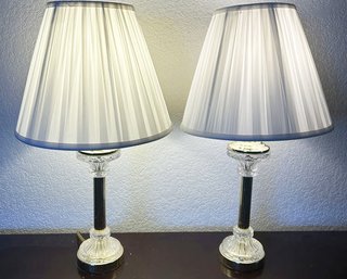 Matching Desk Lamps, Set Of Two - 21 Tall