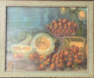 Framed Fruit Print Luscious (22.5x18.5)