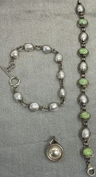 Assorted 925 Stamped Jewelry With Stones