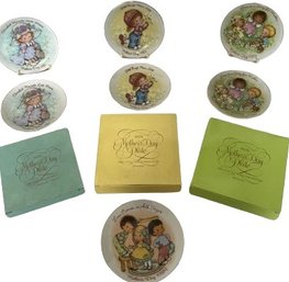 Mothers Day Plates: Crafted For Avon Products. Plates Are 5 In Diameter