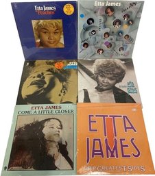 6 Unopened Etta James Vinyl Records