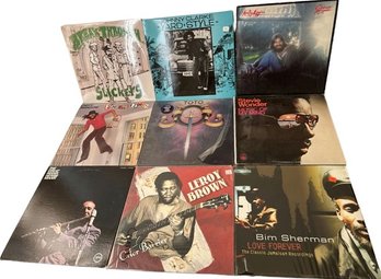 Vinyl Records Including Stevie Wonder, Kenny Loggins, Leroy Brown & More!