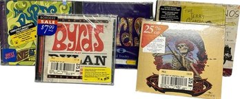 5 Unopened CDs- The Byrds, Jerry Garcia, Grateful Dead