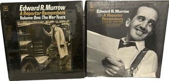 UNOPENED Edward Murrow Reporter Vinyl Records, Volume One And Two