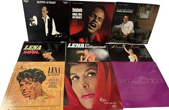 Vinyl Albums By Belafonte (3) & Lena (6)