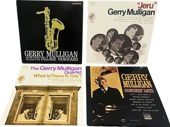 Four Jazz Vinyl Records By Gerry Mulligan.