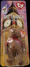 Limited Edition 1999 Britannia TY Beanie Baby - Unopened In Packaging