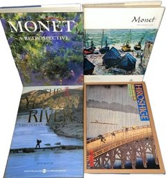 Book Collection, Monet A Retrospective, Hiroshige, The Yellow River, Monet