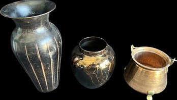 (3) Vases - Smallest Is 5' Tallest Is 12'