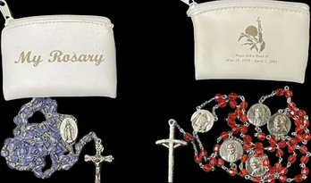 Rosaries, One Commemorates Pope John Paul II