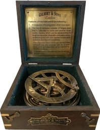 Sundial Compass From Gilbert & Sons 1895 London